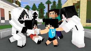 HEEKO LOVE STORY HEROBRINE FAMILY AND ENTITY FAMILY  Minecraft Animation [upl. by Hedges]