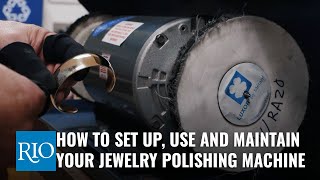 How To Properly Use A Jewelry Polishing Machine [upl. by Lowery952]