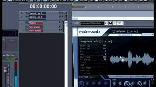 DropZone is a sampler included in Cakewalk Sonar [upl. by Niar]