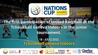 Nations Cup 2022 United Kingdom teams at the Tchoukball Geneva Indoors [upl. by Mildred594]