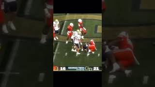 Massive hit from Miami player leads to a targeting penalty nfl viralvideo shorts football reel [upl. by Trisha]