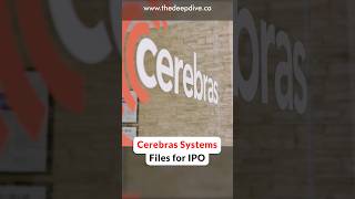 Cerebras Systems Files for IPO AI tech nvidia Cerebras stockmarket ipo news wallstreet [upl. by Yeknarf]