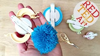 Clover Pom Pom Maker Tutorial  Easy Pom Pom DIY [upl. by Annia]