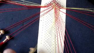 Cloth Stitch Trails in Bobbin Lace [upl. by Showker]