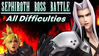 quotSephiroth Challengequot Boss Battle All Difficulties  Super Smash Bros Ultimate [upl. by Ali]