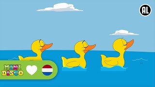 ALLE EENDJES ZWEMMEN IN HET WATER  Kinderliedjes  Liedjes voor Peuters en Kleuters  Minidisco [upl. by Thorma]