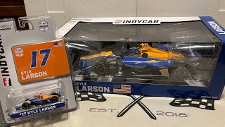 2024 Kyle Larson 118 amp 164 Indy 500 Diecast Review From Greenlight Collectibles [upl. by Esylla519]