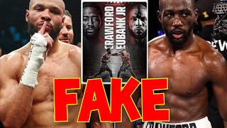 TERENCE CRAWFORD RESPONDS TO CHRIS EUBANKS ALLEGED FIGHT POSTER  COUNTERPUNCHED [upl. by Derrik]