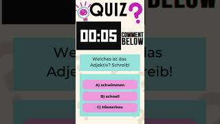 DeutschChallenge Grammatikrätsel 02 quiz daf quiztime [upl. by Sanoy]