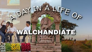 Walchand College of engineering sangli  A Day in life of Walchandiates  WCE SANGLI walchand [upl. by Fiann718]