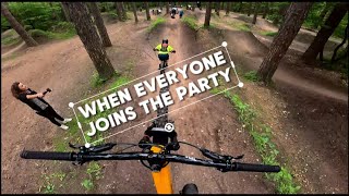 SHERWOOD PINES BIKE PARK PARTY TRAIN [upl. by Hubsher351]