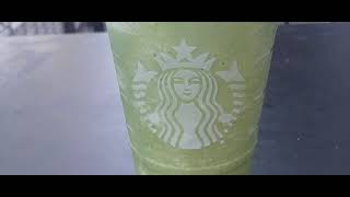 Matcha Green Tea Frappuccino From Starbucks Review [upl. by Etem]