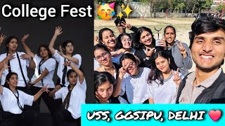 We won🏆at Anugoonj 2024 Delhi ❤️✨️ GGSIPU fest  Dance Society [upl. by Odlabso]