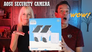 Aosu SolarPowered Wireless Security Camera Kit  An Honest Review [upl. by Azne]