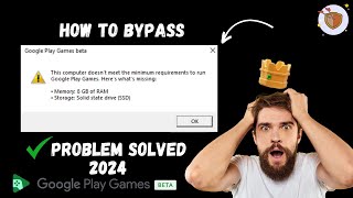 HOW TO BYPASS GOOGLE PLAY GAMES BETA SYSTEM REQUIREMENTS 2024 googleplaygamesbeta clashofclans [upl. by Frasquito893]