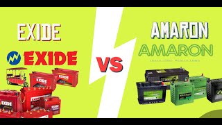 Exide vs Amaron Which Car Battery is the Best Find Out Now [upl. by Nnauol]