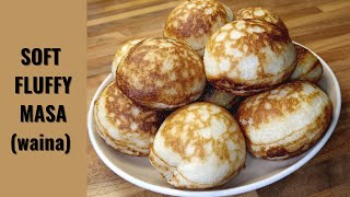 Make DELICIOUS MASA From Scratch  Rice Cake  FLUFFY WAINA  The Zee Space [upl. by Endora]