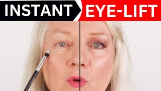 Instant Eye Lift for Aging Hooded or Droopy or Downturned Eyes [upl. by Berta]