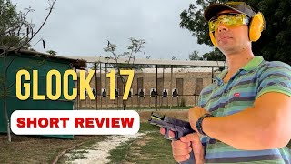 Glock 17 Pistol  Range Review [upl. by Atirabrab]