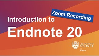 Introduction to Endnote 20 [upl. by Darb]