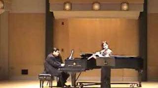 Paul Hindemith Sonata for Flute and Piano  Mvt 1 [upl. by Anawqahs]