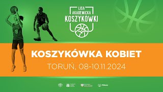 Liga Akademicka AZS  Toruń  Koszykówka K  SGGW Warszawa  AMW Gdynia [upl. by Notsua162]