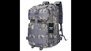 SAMP40 Large Military Style Outdoor 40L BackpackDaypack [upl. by Farrison936]