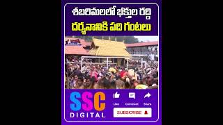 Huge Crowd Of Devotees In Sabarimala Temple  Shorts Sscdigital Balannamuchatlu [upl. by Accebar102]