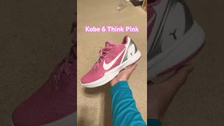 Finally got my Grail Sneaker  Kobe 6 Think Pink  Top 3 kobe of all time  trending fyp viral [upl. by Rumit]