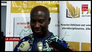 LITTÉRATURE  Gildas KONAN dédicace son recueil de poèmes quotUn tour de la Côte dIvoire en acrostiche [upl. by Erual467]