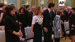 Canada  Justin Trudeau Sworn In As Canadas New Prime Minister [upl. by Britni585]