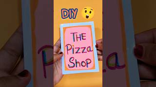 DIY Homemade Pizza Book 😲🍕 shorts [upl. by Ahcsropal481]