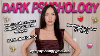 11 ways to make anyone OBSESSED with you dark psychology [upl. by Akerley]