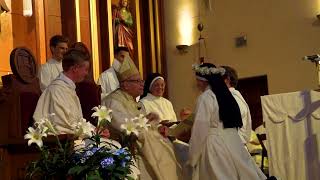 Mercedarian Profession of Perpetual Vows  April 2022 [upl. by Nabatse862]