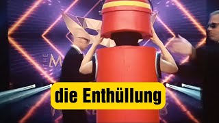 The Masked Singer die Enthüllung von Feuerlöscher themaskedsinger2023 [upl. by Russian387]