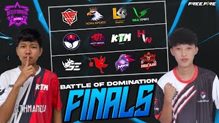 NEPALI ESPORT WALA PRESENT BATTLE OF DOMINATION  GRAND FINALE  FT LS NOWA KTM NEW 977 [upl. by Naynek538]