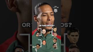 VAN DIJK ranks WORLD 11 LEGENDS in FOOTBALL KNOCKOUT 🥊 shorts soccer [upl. by Walworth]