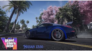 TEST DRIVE  NISSAN Z350  GTA 6 [upl. by Huldah]