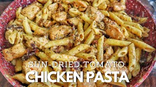 Sun Dried Tomato Chicken Pasta  Pasta Recipes [upl. by Claudian926]