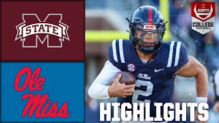 Mississippi State Bulldogs vs Ole Miss Rebels  Full Game Highlights  ESPN College Football [upl. by Ayot]