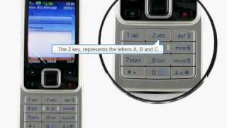 Using a Nokia Mobile Phone  Basic Text Messaging [upl. by Eulalia833]