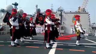 Affiliation of INS Kochi with JAK LI Regiment Mumbai [upl. by Malsi834]