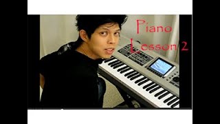 Free Piano Lessons for Beginners  Lesson 2  Learn Piano Keys Names [upl. by Neelie338]