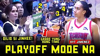 PLAYOFF MODE NA SI KYT JIMENEZ PINABILIB SI JINKEE BINARILBARIL PA COACH MAV TO PSL [upl. by Zenger]