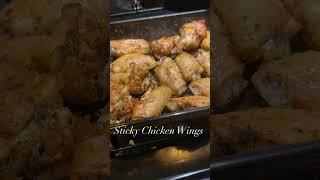 Sticky Chicken Wings easyrecipes lovecooking stickychickenwings [upl. by Bernhard]