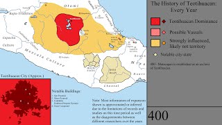 The History of Teotihuacan Every Year [upl. by Airotnes]