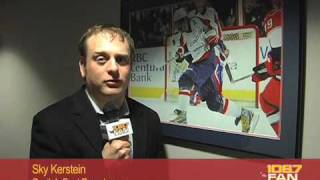 Washington Capitals vs Calgary Flames Recap 032810 [upl. by Dubenko]