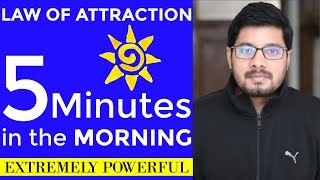 POWERFUL Law of Attraction Technique  5 Minutes a Day  How to Use Law of Attraction  The Secret [upl. by Haliak]