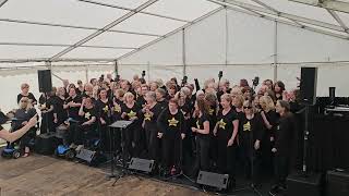 😀CLUB TROPICANA Rock Choir Southport Food Festival 31st May 2024 [upl. by Adnawak142]