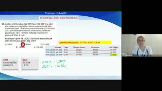 SDS Akademi SGS Finansal Muhasebe 27062024 Part 2 [upl. by Enialem]